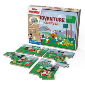 PACK X5 ROMPECABEZAS DE MADERA DISNEY