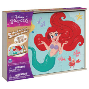 PACK X5 ROMPECABEZAS DE MADERA PRINCESAS