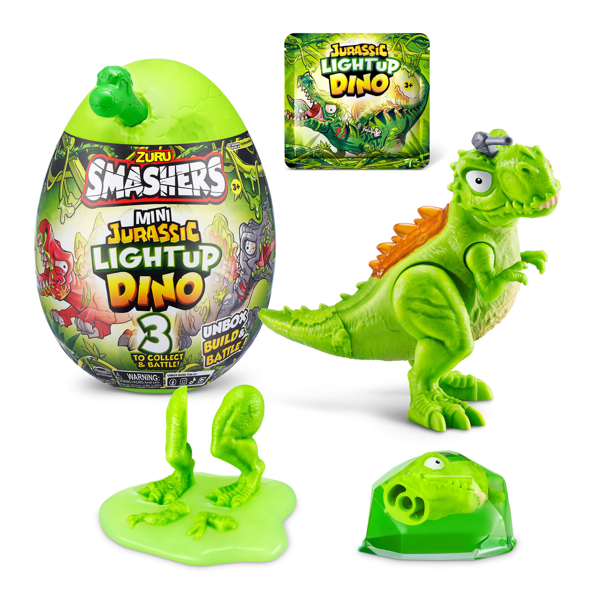 MINI DINO JURASICO LUMINOSO SORPRESA