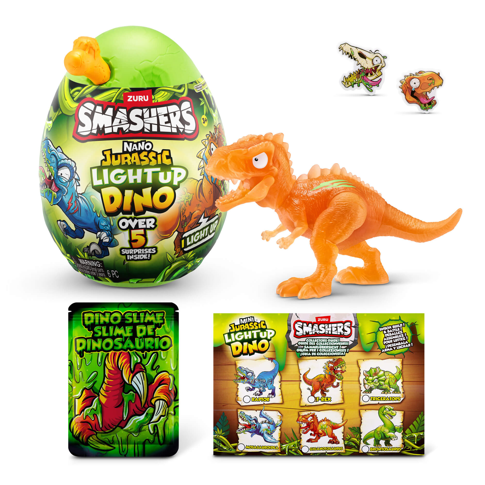 NANO DINO JURASICO LUMINOSO SORPRESA - Imagen 3