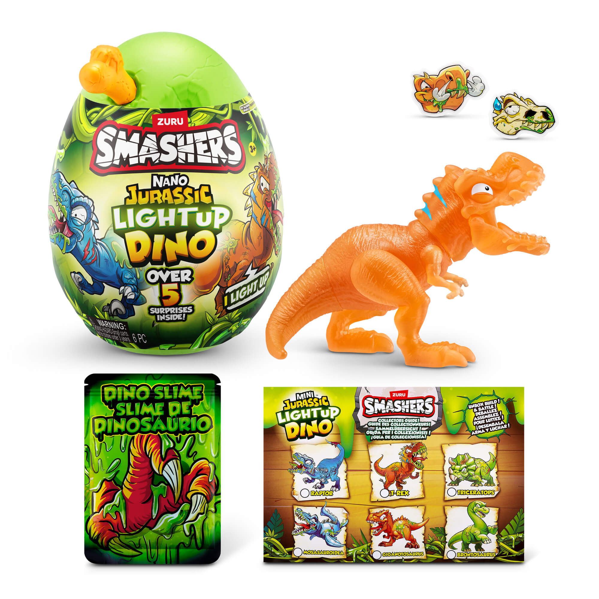 NANO DINO JURASICO LUMINOSO SORPRESA - Imagen 4