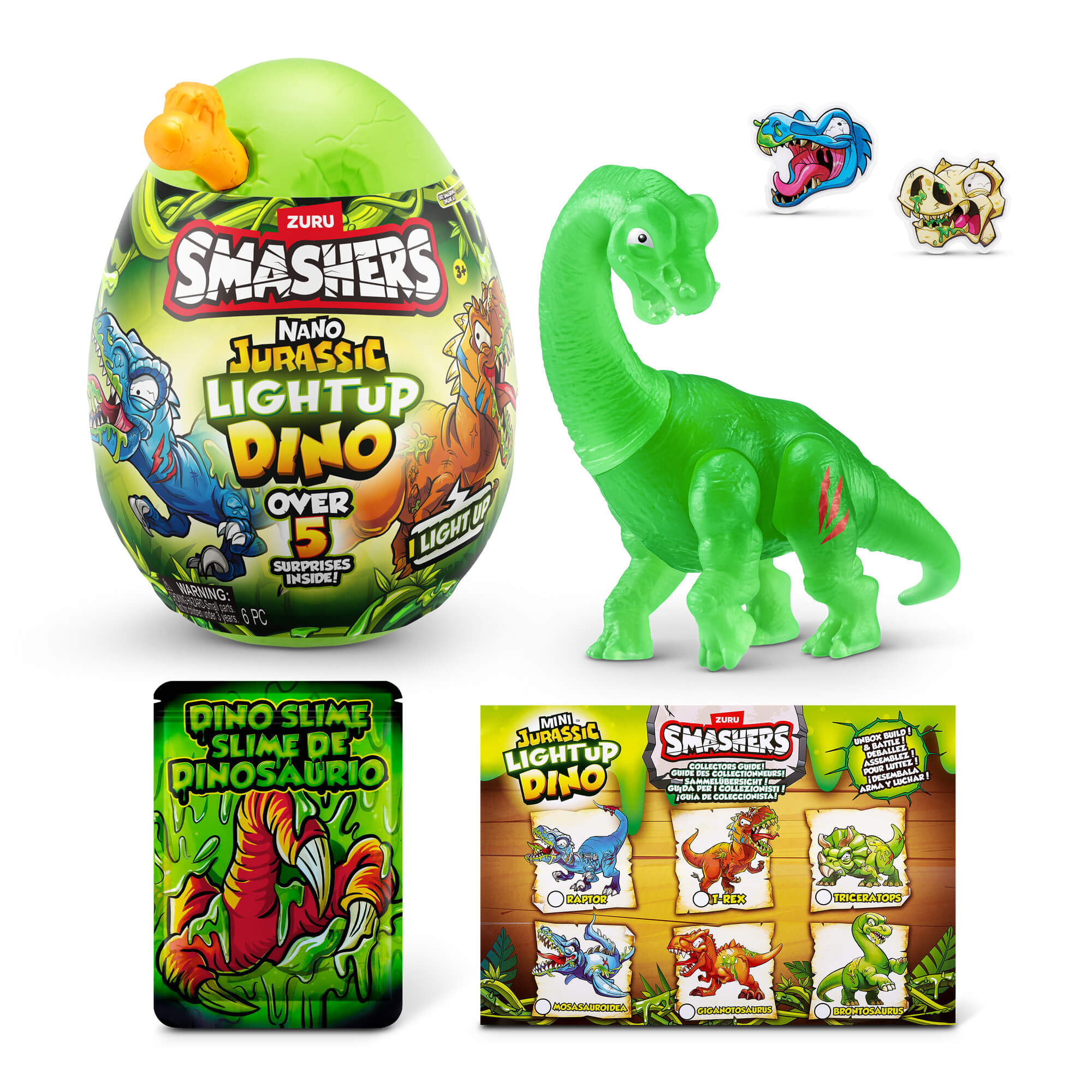 NANO DINO JURASICO LUMINOSO SORPRESA - Imagen 5