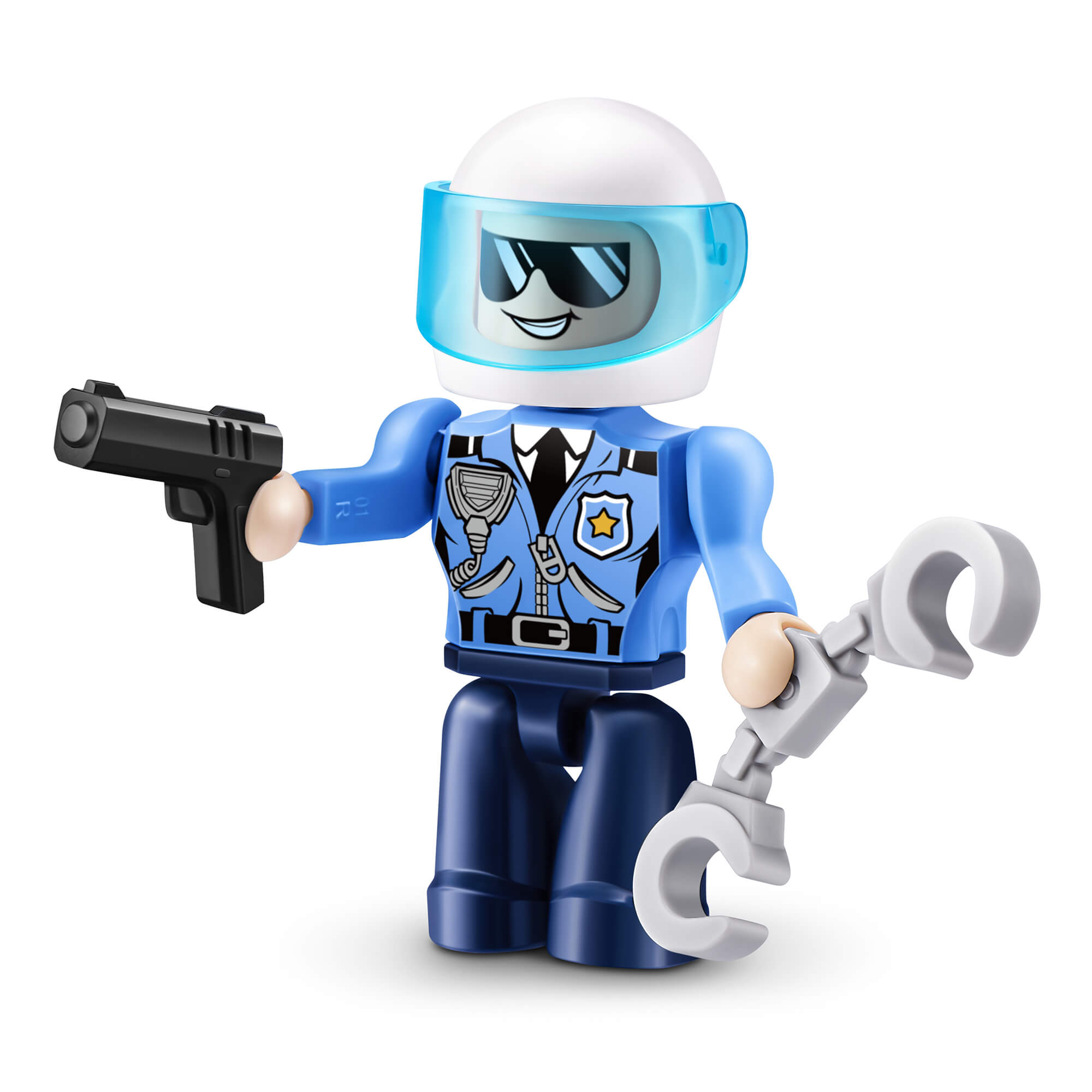 SET DE JUEGO BLOQUES POLICIAL 125PZ - Imagen 3