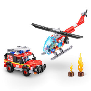 SET DE JUEGO BLOQUES RESCATE DE INCENDIO 265PZ