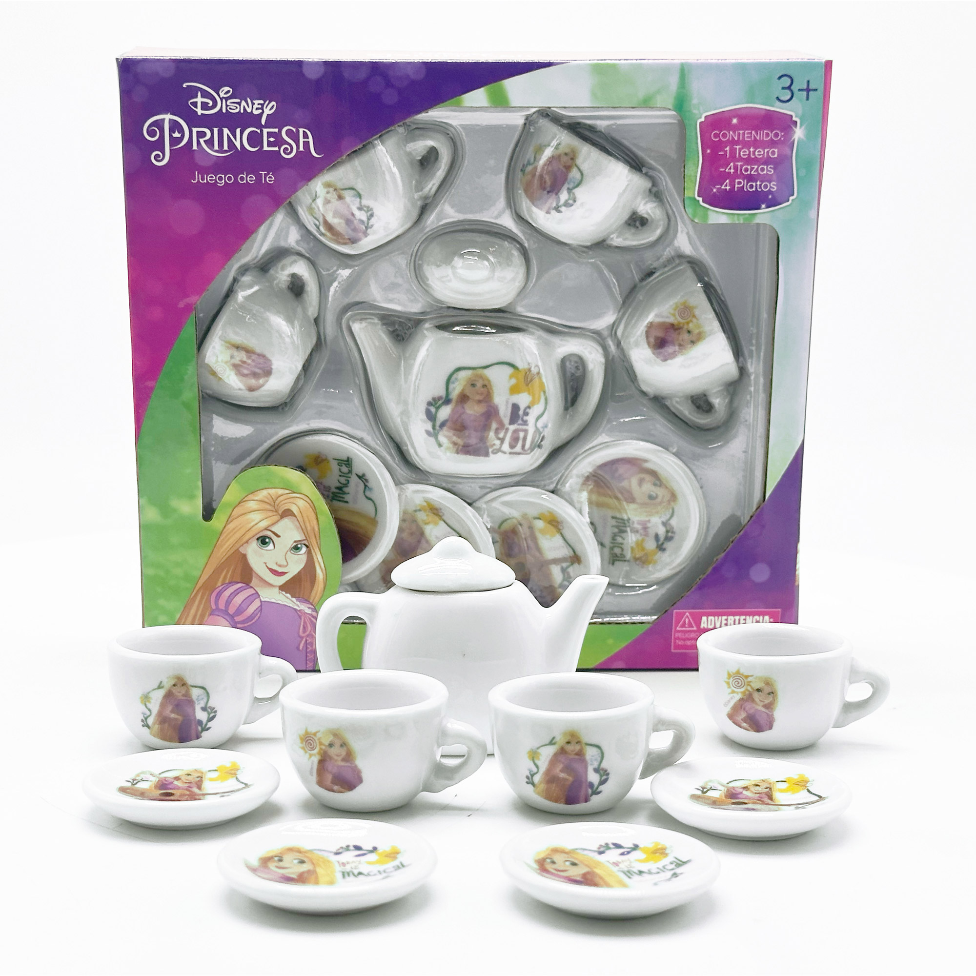 JUEGO DE TÉ PORCELANA PRINCESAS SURTIDO