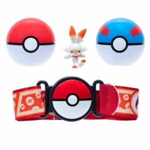 SET DE CINTURON CON POKEBOLA Y FIGURA SURTIDO