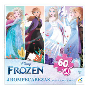 ROMPECABEZAS 4 EN 1 FROZEN
