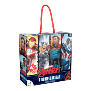 ROMPECABEZAS 4 EN 1 AVENGERS