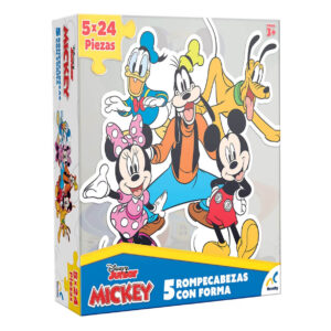 ROMPECABEZAS CON 5 FIGURAS FORMA MICKEY MOUSE