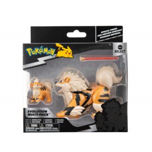 MULTIPACK EVOLUCION X2 FIGURAS GROWLITHE, ARCANINE