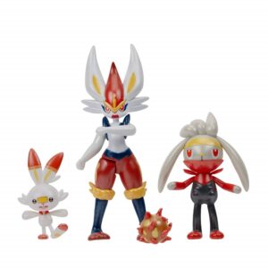 MULTIPACK EVOLUCION X3 FIGURAS SCORBUNNY, RABOOT, CINDERACE