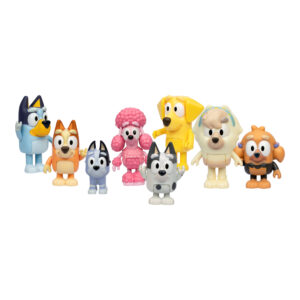 PACK X8 FIGURAS AMIGOS DE VECINDARIO BLUEY
