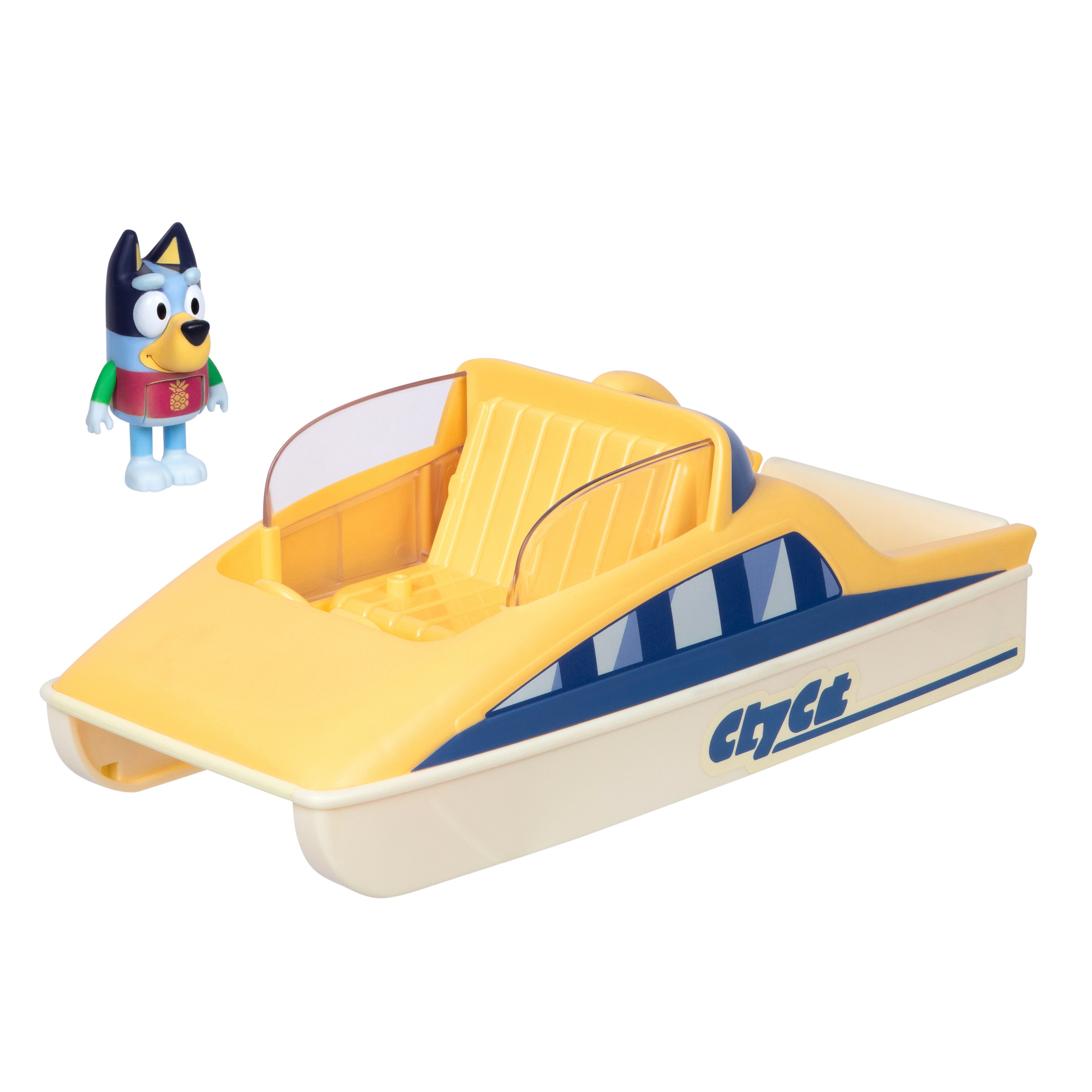SET DE JUEGO YATE Y FIGURA BLUEY