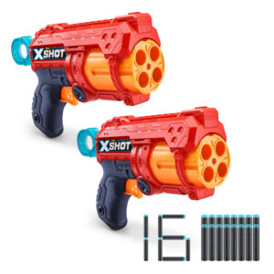 PACK X2 LANZADOR DE DARDOS FURY 4 X-SHOT