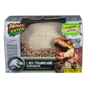 TIRANOSAURIO REX INTERACTIVO JURASSIC PRIMAL HATCH