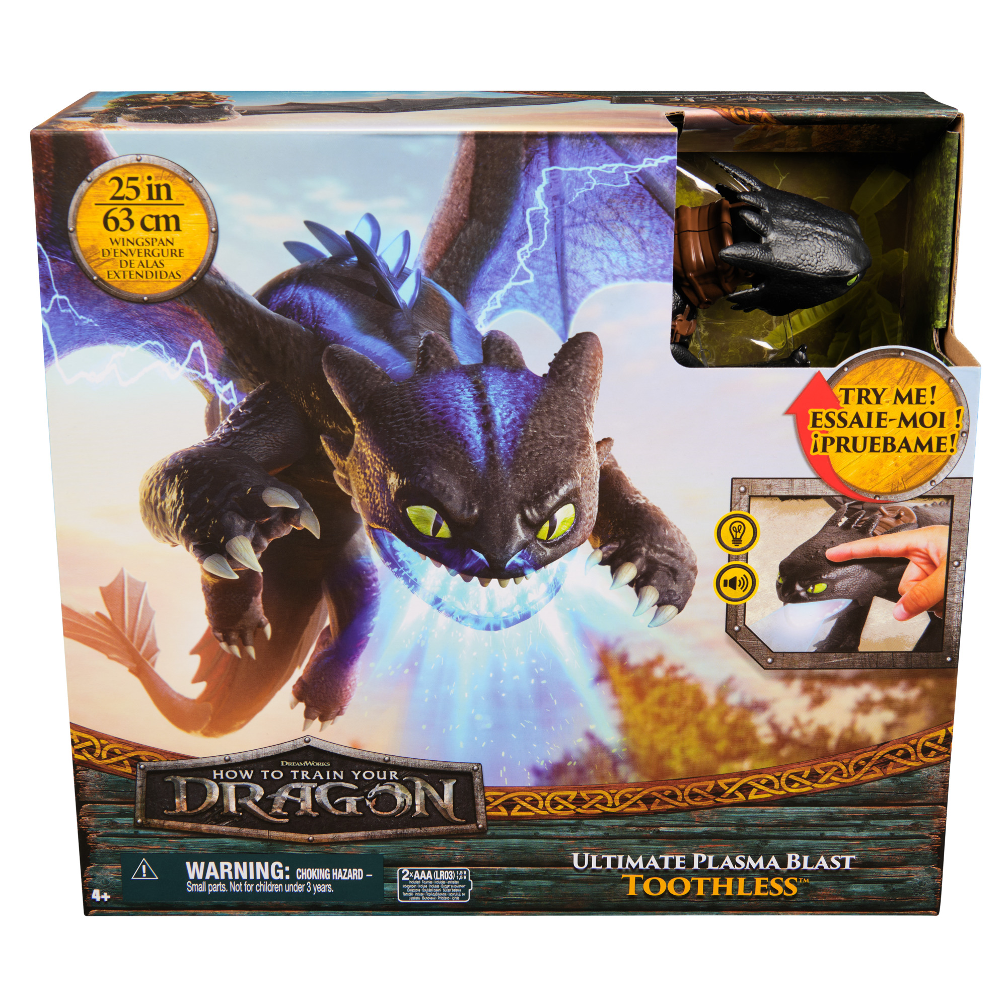 FIGURA DRAGON CHIMUELO CON LUCES Y SONIDO DRAGONS
