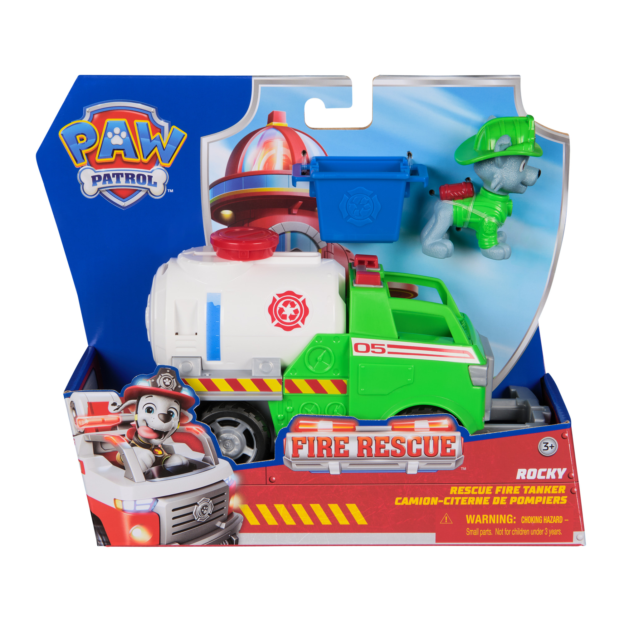 VEHICULO TEMATICO FIRE RESCUE ROCKY PAW PATROL