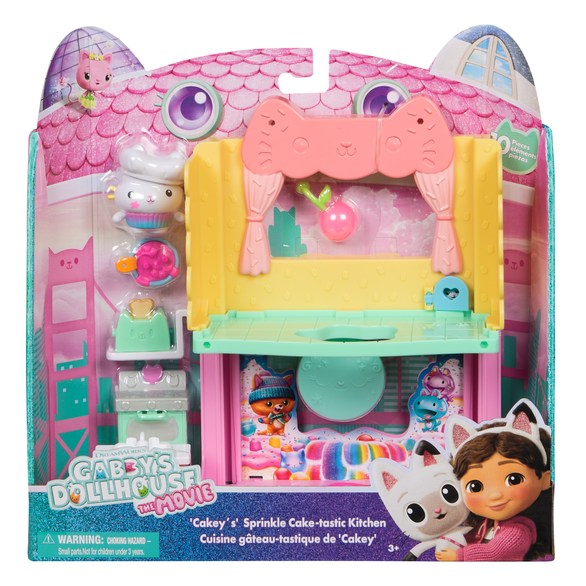 SET DE JUEGO CUARTO DE LUJO SURTIDO GABBYS DOLLHOUSE PELICULA - Imagen 3