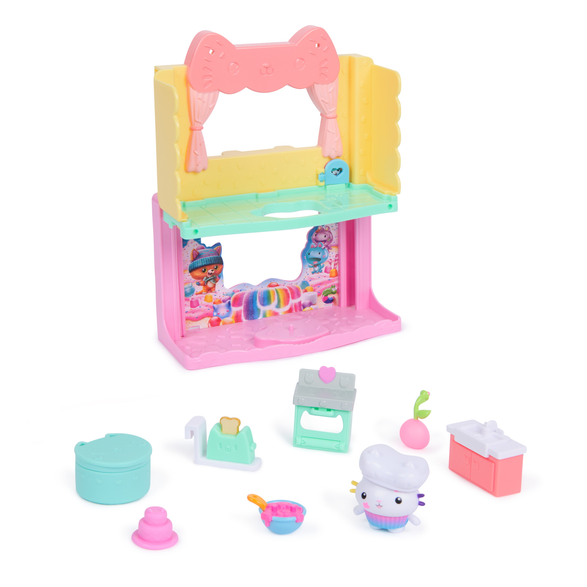 SET DE JUEGO CUARTO DE LUJO SURTIDO GABBYS DOLLHOUSE PELICULA - Imagen 4