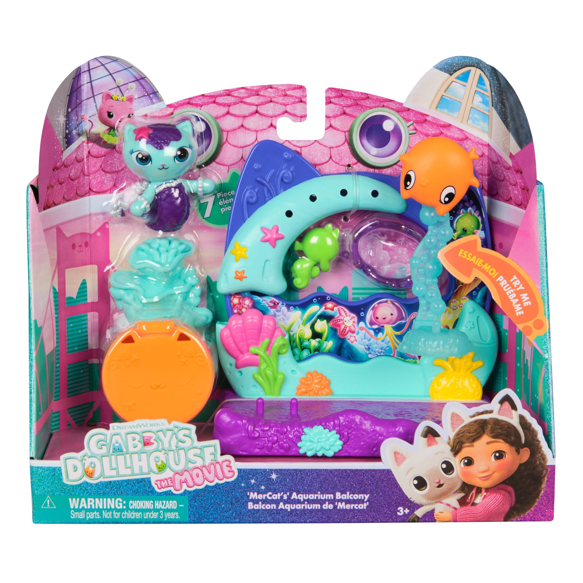 SET DE JUEGO BALCON RECREATIVO SURTIDO GABBYS DOLLHOUSE PELICULA