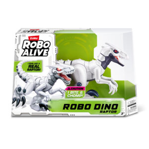 DINOSAURIO RAPTOR CON MOVIMIENTOS ROBO ALIVE