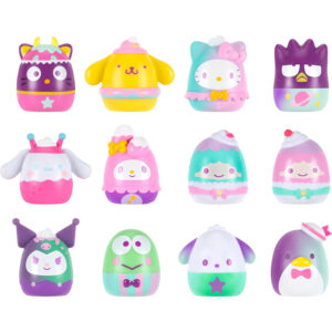 SET DE 12 FIGURAS SQUISH A LONGS HELLO KITTY