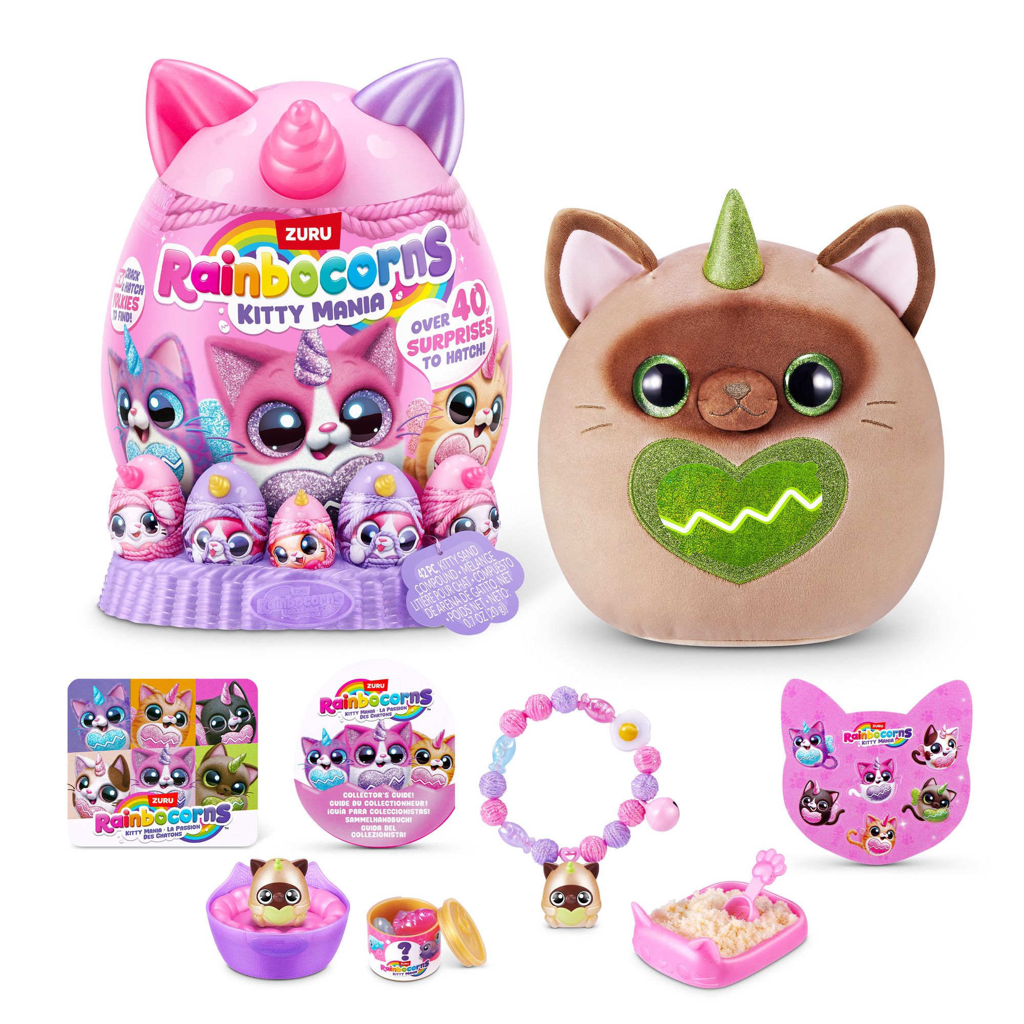 PELUCHE SORPRESA KITTY MANIA RAINBOCORNS
