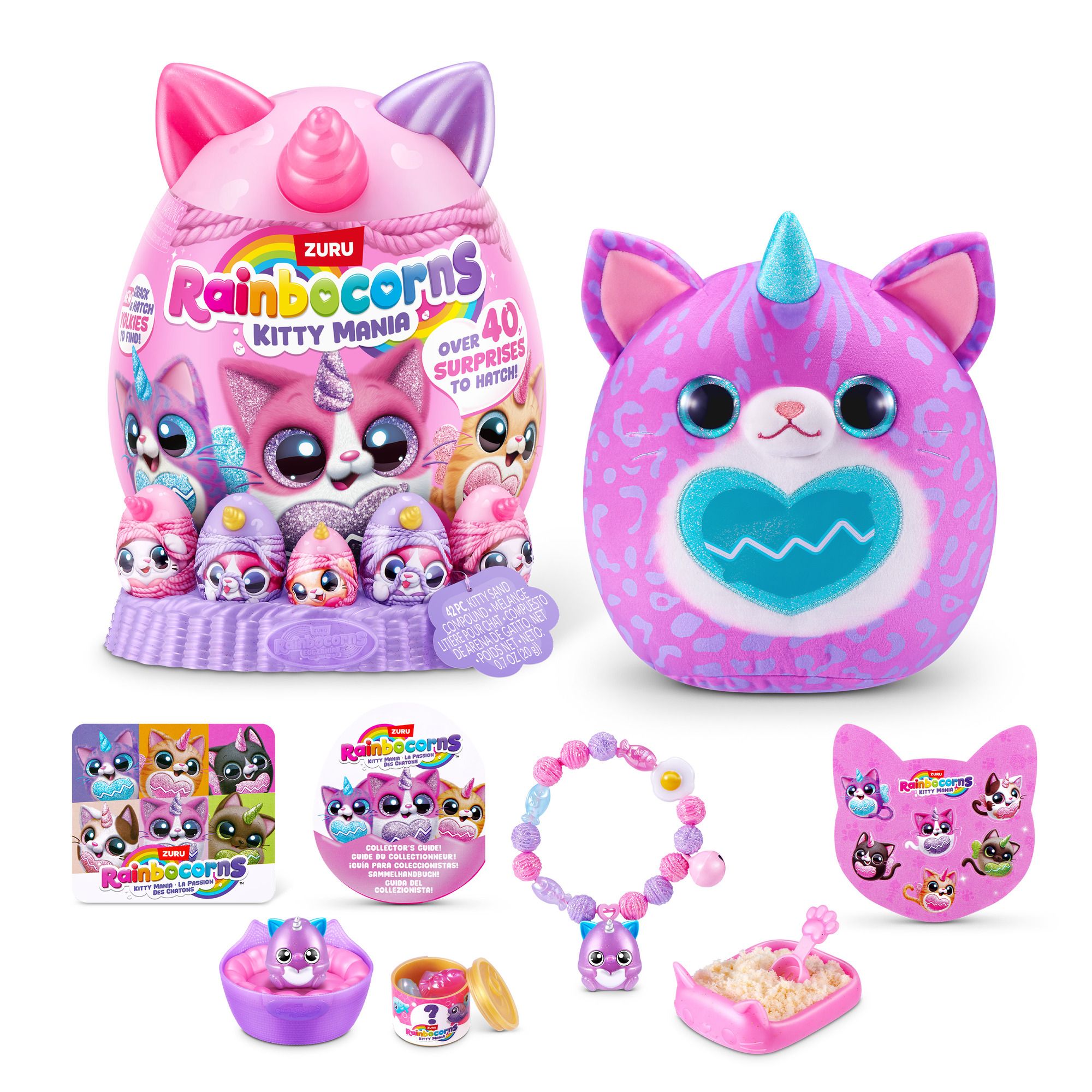 PELUCHE SORPRESA KITTY MANIA RAINBOCORNS - Imagen 3