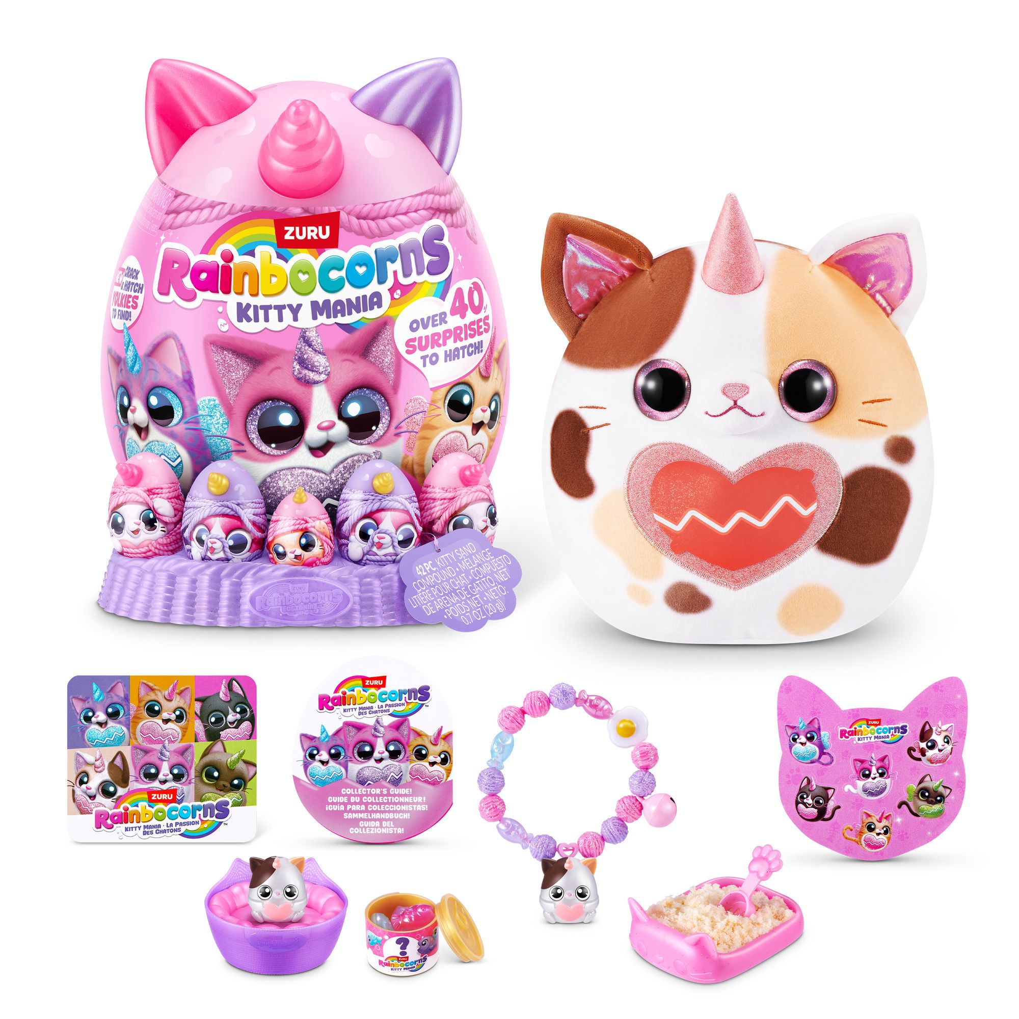 PELUCHE SORPRESA KITTY MANIA RAINBOCORNS - Imagen 5