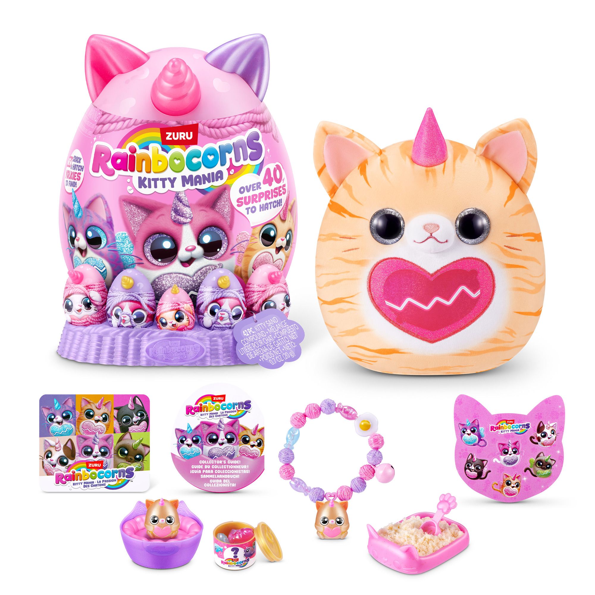 PELUCHE SORPRESA KITTY MANIA RAINBOCORNS - Imagen 6