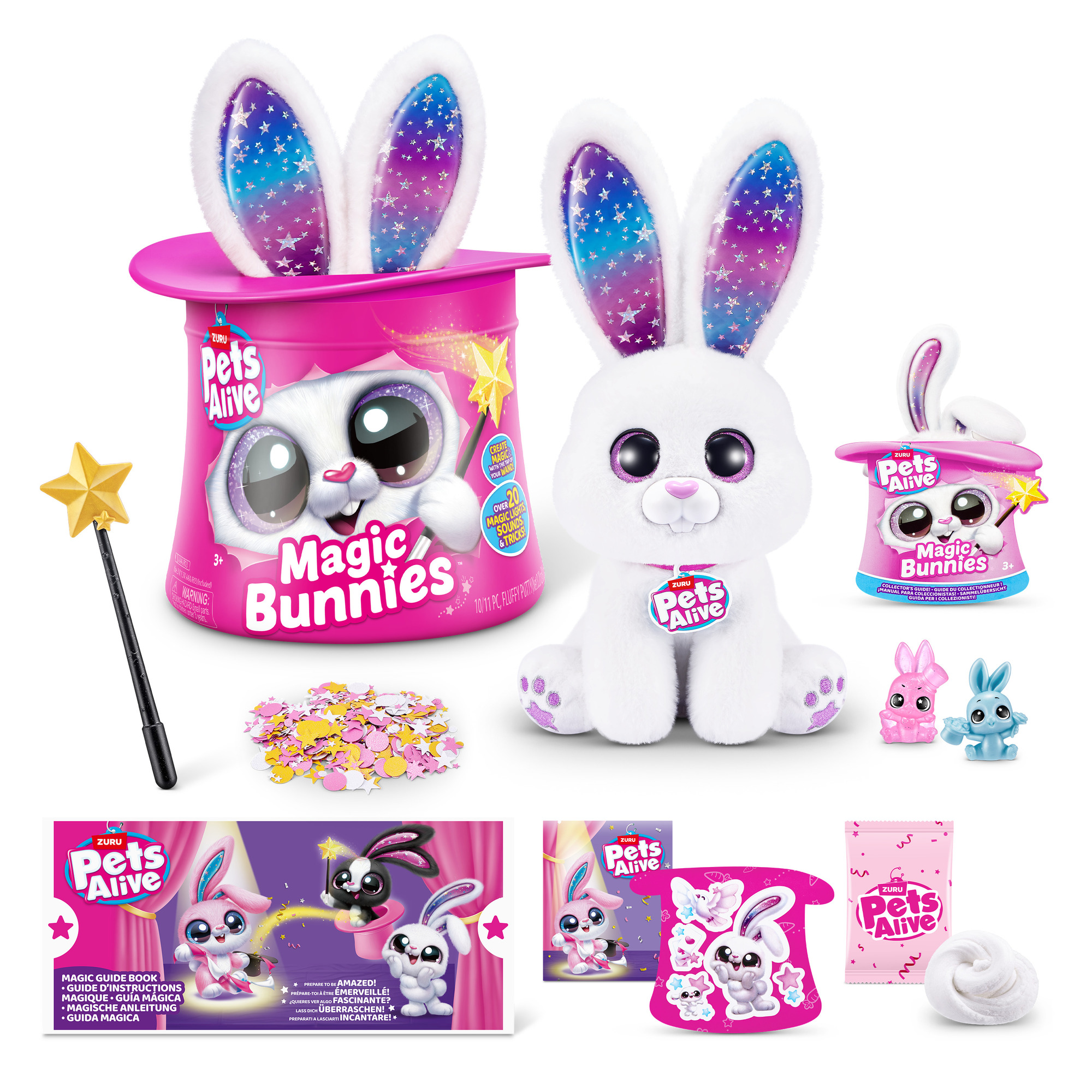 CONEJO MAGICO CON LUCES Y SONIDO SURTIDO PETS ALIVE - Imagen 3