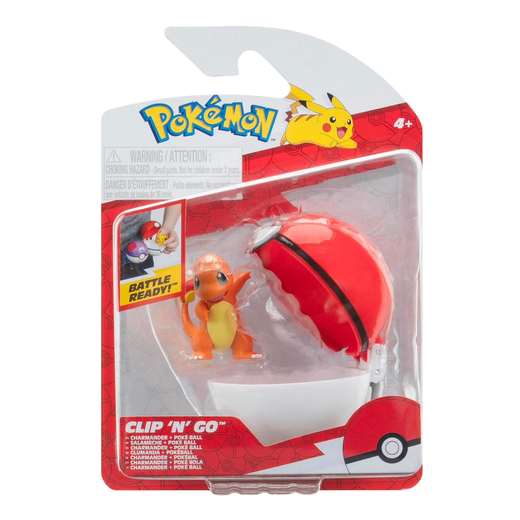 POKEBOLA CON FIGURA CHARMANDER POKEMON