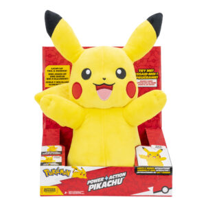 PELUCHE 25CM PIKACHU CON LUCES Y SONIDO POKEMON