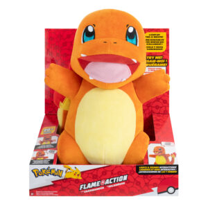 PELUCHE 25CM CHARMANDER CON LUCES Y SONIDO POKEMON