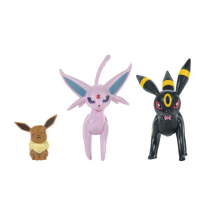 SET DE 3 FIGURAS EVOLUCION EEVEE POKEMON