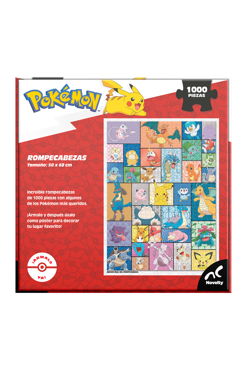ROMPECABEZAS 1000PZ POKEMON SURTIDO JUEGOS DE MESA LICENCIA - Imagen 2