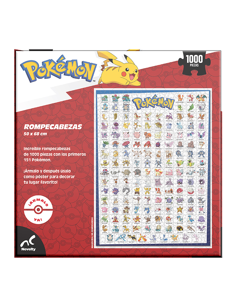 ROMPECABEZAS 1000PZ POKEMON SURTIDO JUEGOS DE MESA LICENCIA - Imagen 3
