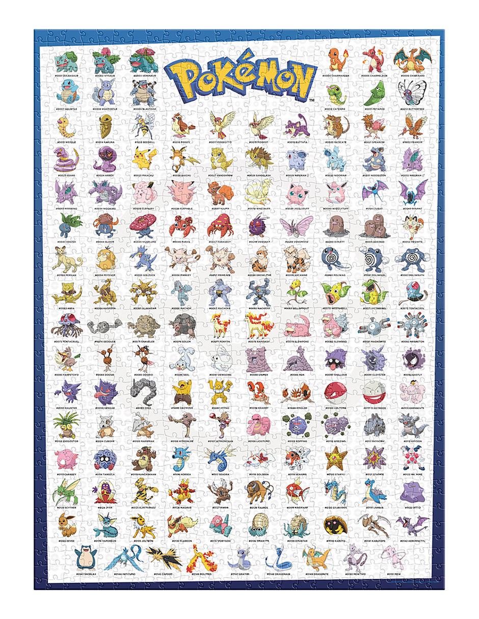ROMPECABEZAS 1000PZ POKEMON SURTIDO JUEGOS DE MESA LICENCIA - Imagen 4