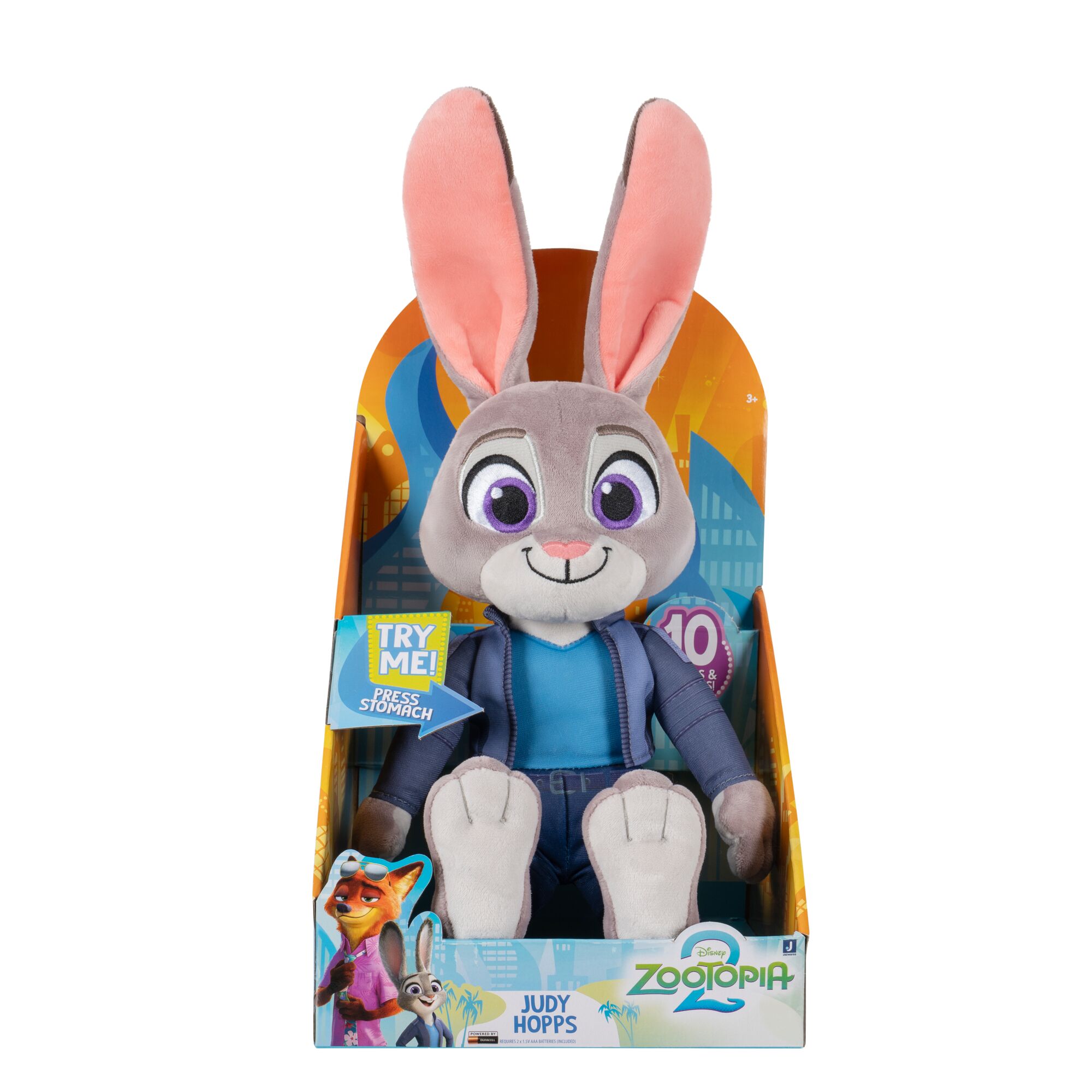 PELUCHE 35CM JUDY HOPPS CON SONIDOS ZOOTOPIA