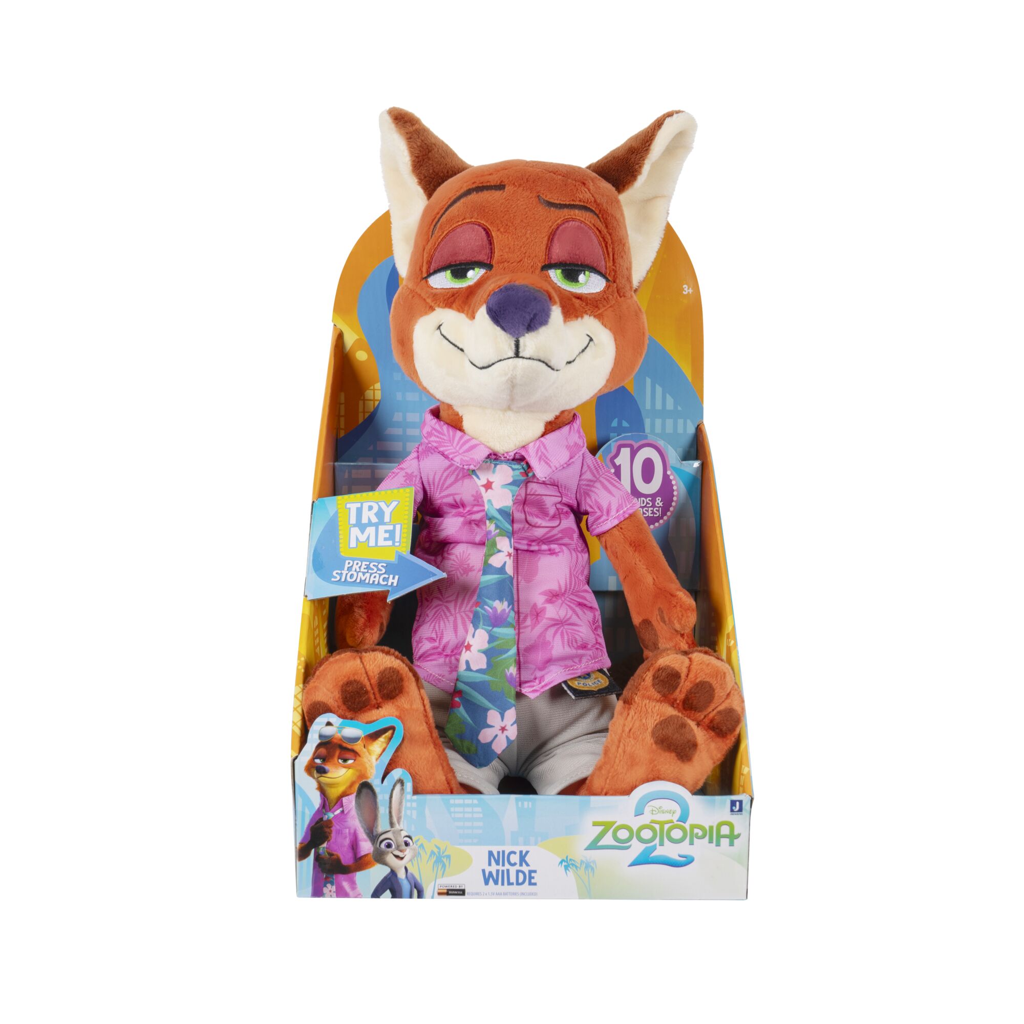 PELUCHE 35CM NICK CON SONIDOS ZOOTOPIA