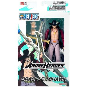 FIGURA DE ACCION 16CM DRACULE MIHAWK ONE PIECE  BANDAI