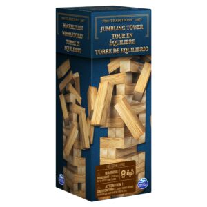 JUEGO TORRE DE BLOQUES DE MADERA 39PZ JUEGOS DE MESA CLASICO