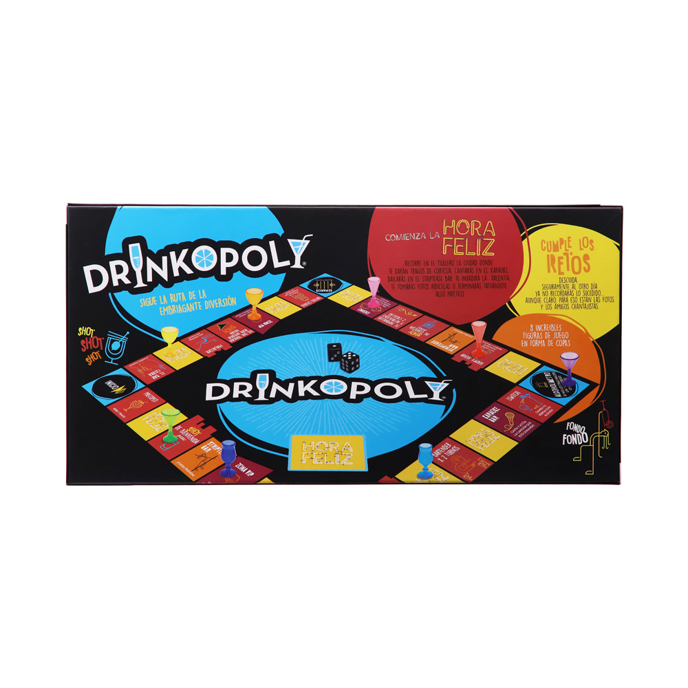 JUEGO DE MESA DRINKPOLY JUEGOS DE MESA CLASICO